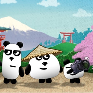 3 Pandas au Japon