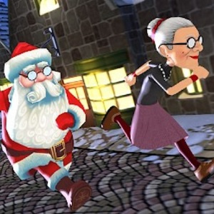 Angry Gran Run : Village de Noël