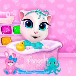 Baby Angela Bathing Time