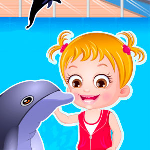 Excursão de golfinhos de avelã bebê