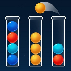 Rompecabezas de clasificación de bolas - Clasificación de colores