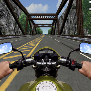 Simulateur de vélo 3d supermotard 2