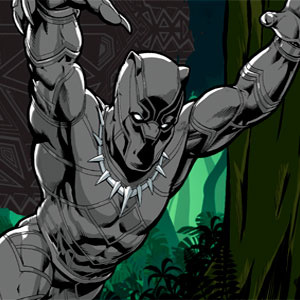 Persecución de la jungla de Black Panther