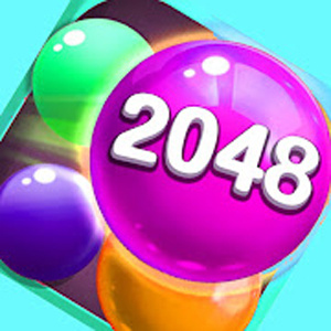 Jogue Bolha 2048 jogo online grátis