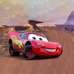 Autos. Lightning McQueen: Trainingslauf