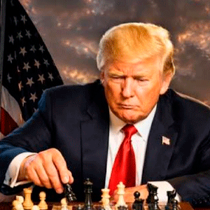 Шашки с Трампом