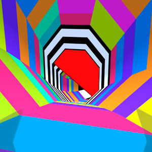 Kolorowy tunel 2