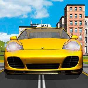 Crazy Taxi Car Simulation Game 3D