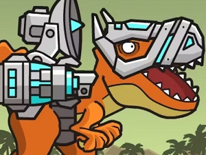 Cyberdino: T-rex Vs Robots Game Play Free Online