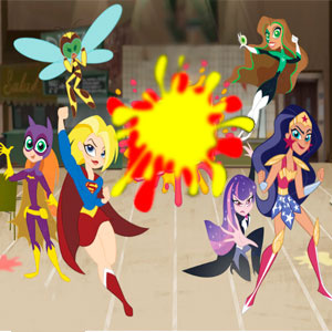 DC дівчата-супергерої: Поєдинок їжею
