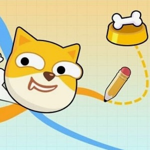 Doge Rush Draw Home Quebra-cabeça