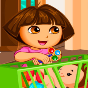 Dora Baby Caring Slacking