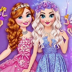 Elsa et Anna envoyées au pays des fées