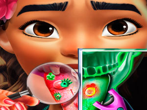 Exotic Princess Tongue Doctor game play free online