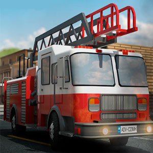 Camión de bomberos Dash 3D Estacionamiento