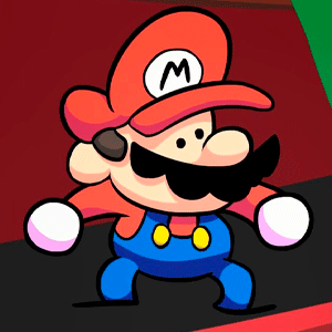 FNF: Qualquer porcentagem vs Speedrunner Mario