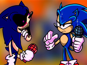 FNF: Classic Sonic and Sonic.EXE Sings Too-Slow FNF mod game play online