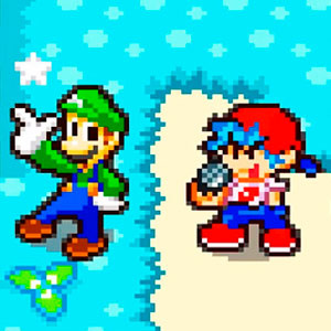 FNF - Friday Night Super Star « Saga » ( Mario&Luigi )