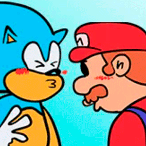 FNF: Mario e Sonic Smoochin