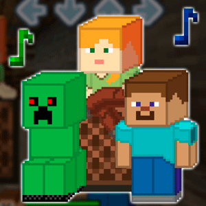 FNF : Minecraft Creeper contre Steve