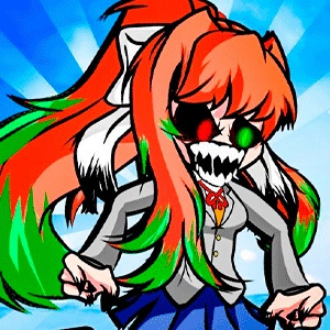 FNF: Monika.chr vs Sonic.exe