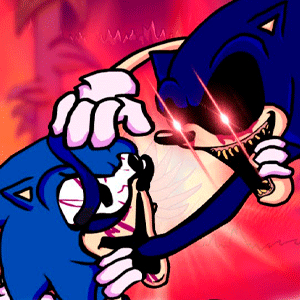 FNF : Sonic.EXE & Sonic chante en se confrontant à soi-même