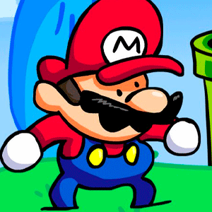 FNF gegen Speedrunner Mario