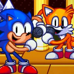 Sexta-feira à noite dançando com Sonic