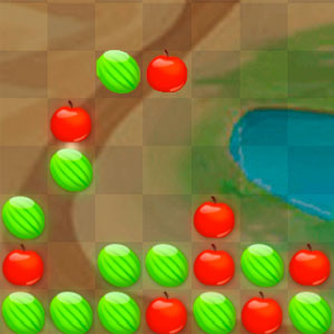 Frucht Tetris: Match 4 Puzzle