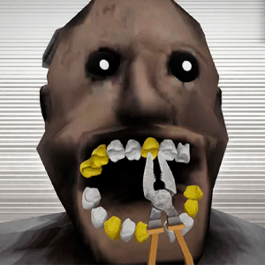 Simulateur de dentiste grand-mère