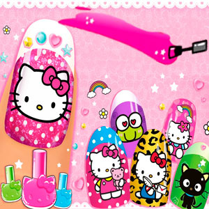 Play Hello Kitty Nail Salon game free online