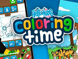 HelloKids Coloring Time game play free online