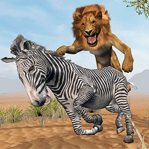 Simulateur du Roi Lion: Chasse aux animaux sauvages