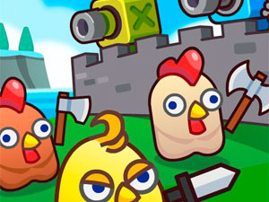 MERGE CANNON: CHICKEN DEFENSE game play free online