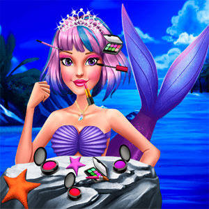 Meerjungfrau Prinzessin Neues Make-up
