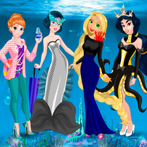 Meerjungfrauen-Prinzessinnen