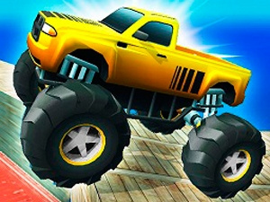 Monster Truck Port Stunt game play free online