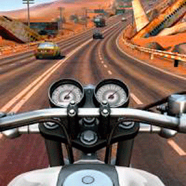Moto Road Ausschlag 3D