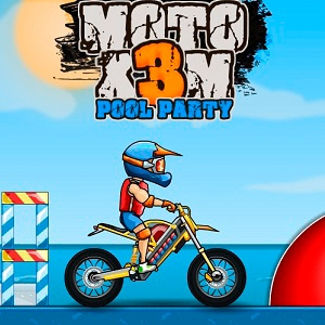 Fiesta en la piscina Moto X3M