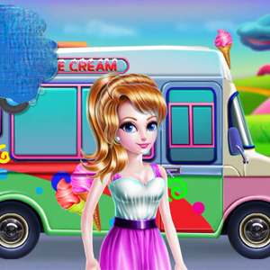 Girly Ice Cream Truck Lavagem de Carro