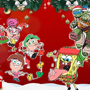 Nickelodeon Festive Coloring Book