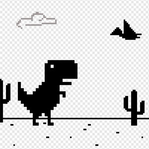 İnternet Dinozor Oyunu Yok (Google Chrome Dino)