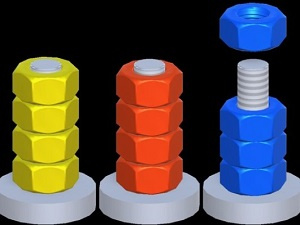 nuts puzzle sort by color