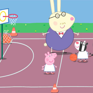 Свинка Пеппа Играет В Баскетбол