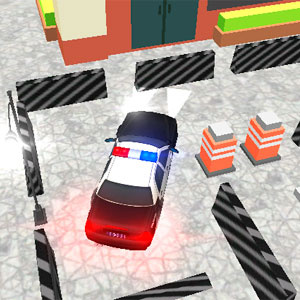 Estacionamiento de la policía 3D