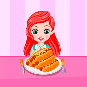 Prinzessin Hotdog Eating Wettbewerb
