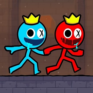 Stickman rouge et bleu 2