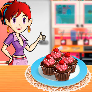 Sara'nın Yemek Dersi Ahududulu Çikolatalı Cupcakes