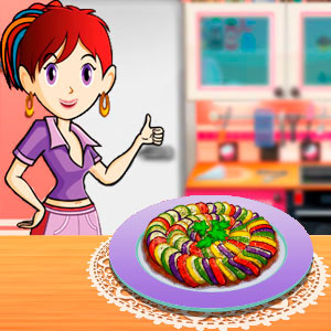 Jogue Aula de culinária de Sara Ratatouille Casserole jogo online grátis