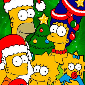 Quebra-cabeça de Natal dos Simpsons